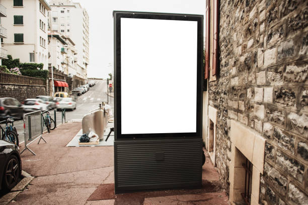 istock Blank billboard at street 1159452686
