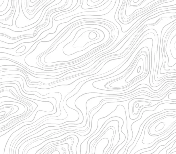 Vector illustration of Topographic Lines Background