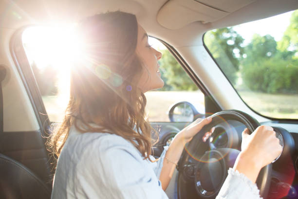 istock A girl in a car 1159467692