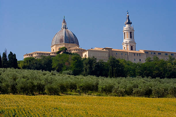 Sanctuary of Loreto, Italy stock photo