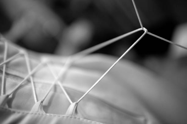 istock Lacing the wedding dress. 1159472675