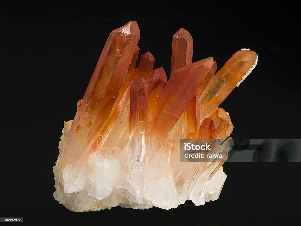 Red quartzo 1 - Foto de stock de Cristal royalty-free