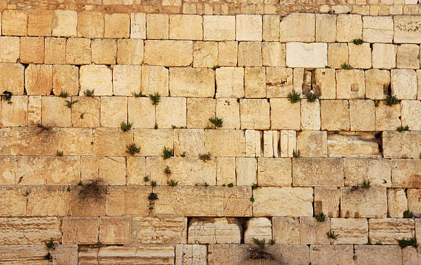 결석 of 통곡의 벽, 예루살렘. - the western wall 뉴스 사진 이미지