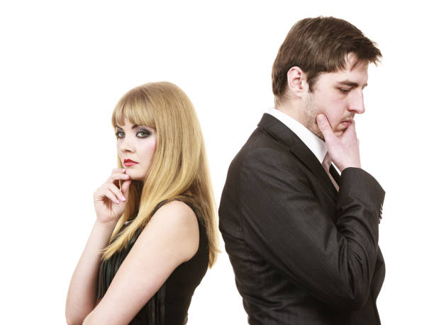 istock Couple in separation after argue. 1159479320