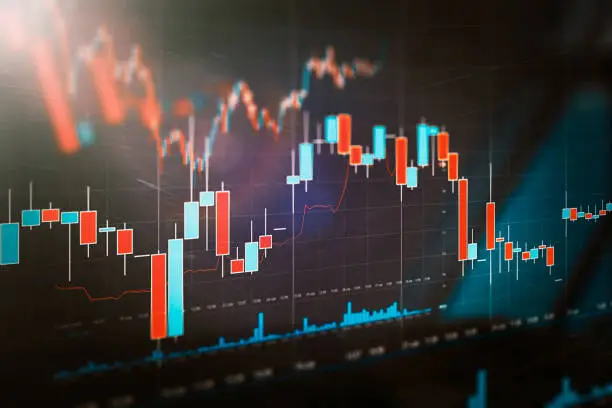 Photo of Stock market trading graph, investment chart