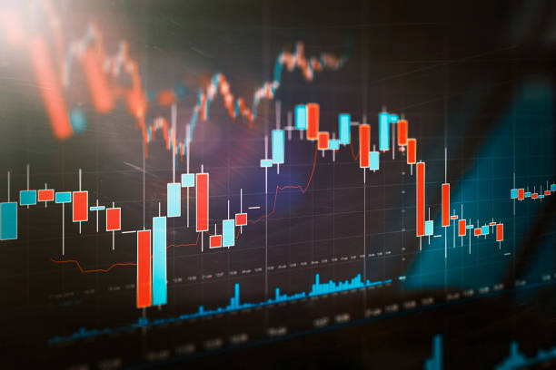 wykres obrotu giełdowego, wykres inwestycyjny - analyzing graph chart trader zdjęcia i obrazy z banku zdjęć