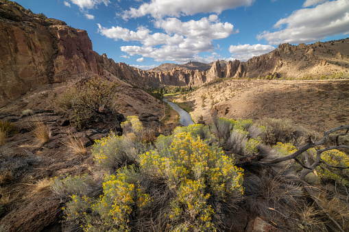 Smith Rock State Park in central Oregon is one of the most popular spots in Oregon