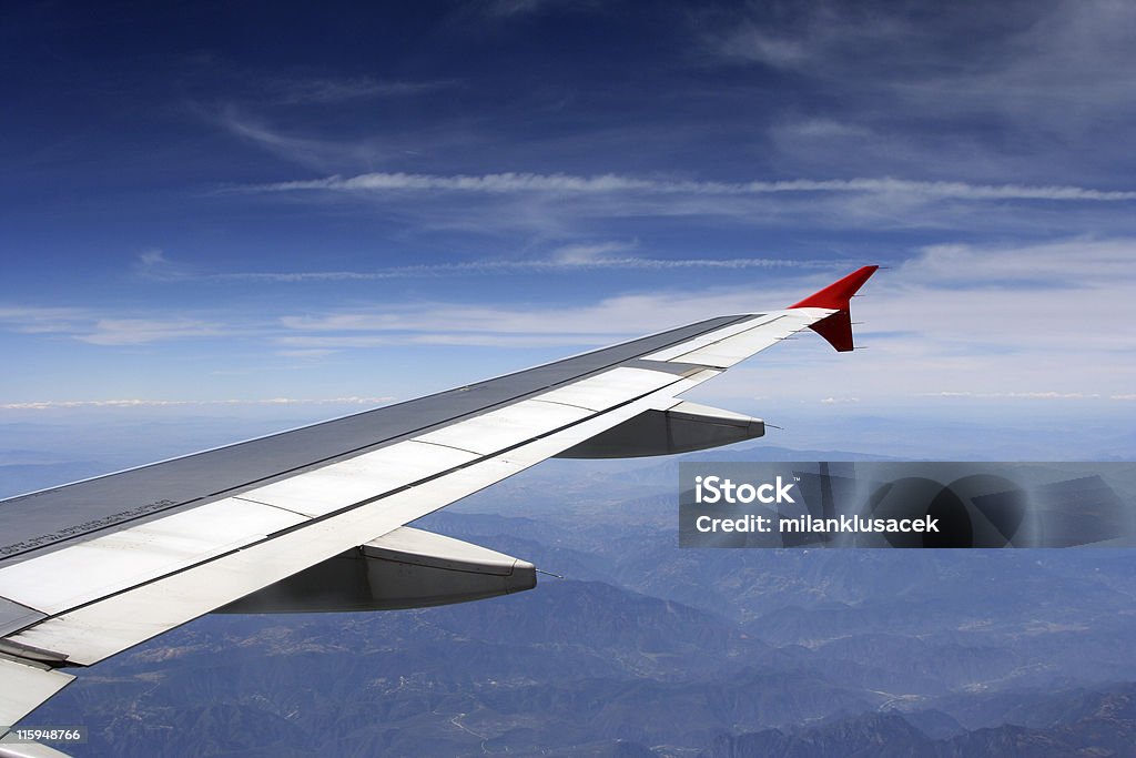 Air viaggi - Foto stock royalty-free di A mezz'aria