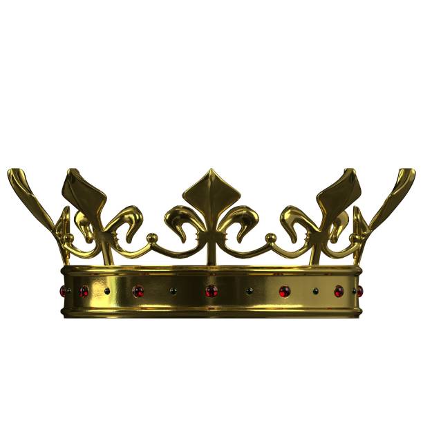 istock Gold crown with gems 1 1159491082