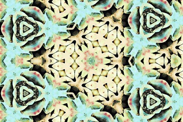 istock Succulent Mandala in Watercolour Style 1159494094