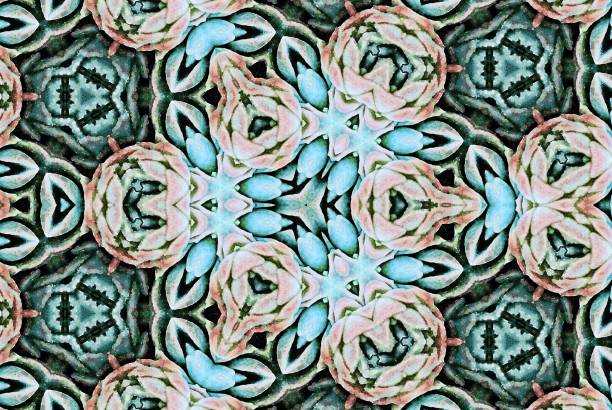 istock Succulent Mandala in Watercolour Style 1159494139
