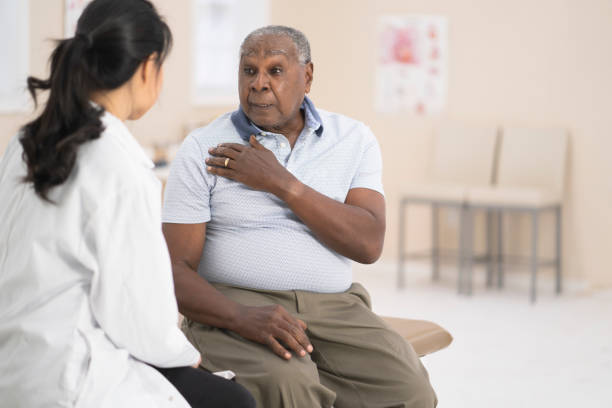 istock Senior man talking to doctor 1159495151