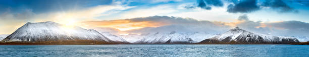 istock Icelandic winter panorama in Vesturland region 1159500310