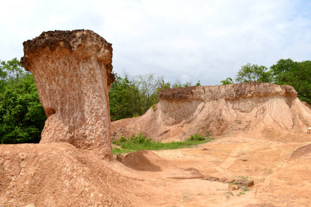 istock Phae Mueang Phi Forest Park, Column and Rest of a Cliff 1159501251