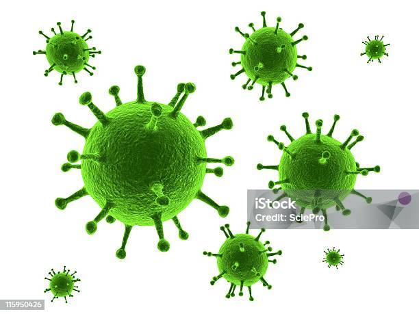 絶縁熱ウィルス - ウイルスのストックフォトや画像を多数ご用意 - ウイルス, 緑色, カットアウト