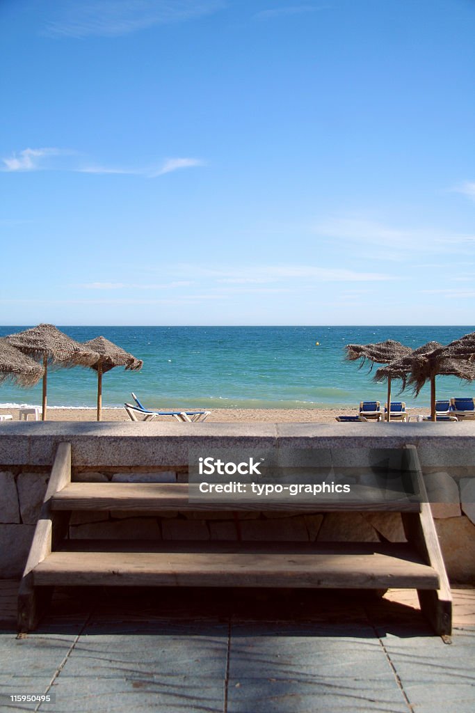 Arrive at the beach  Marbella Stock Photo