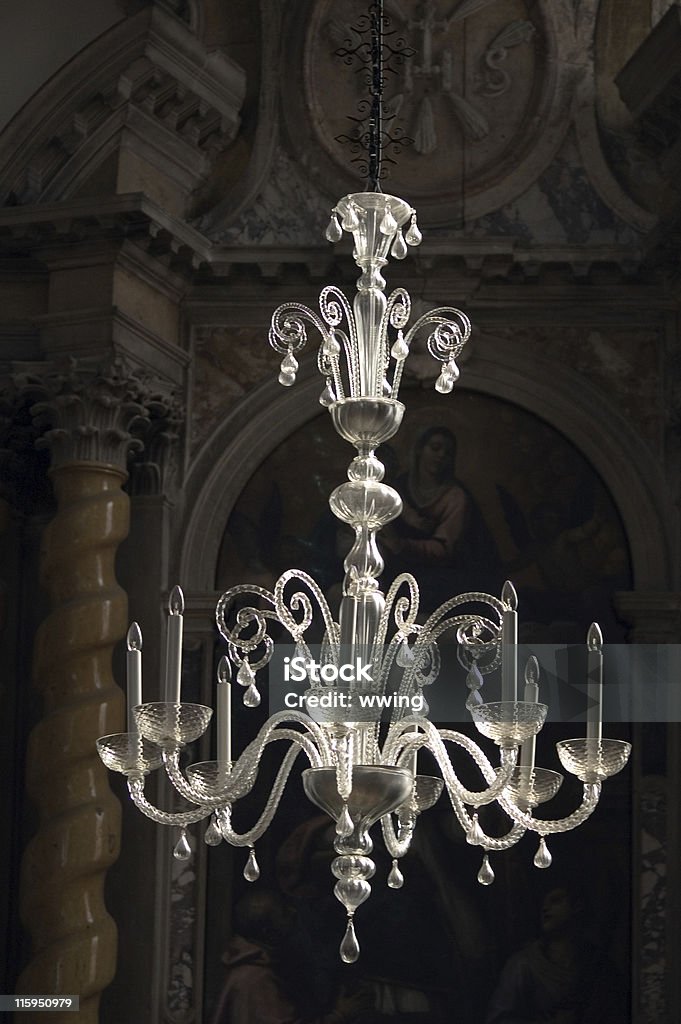 Chiesa Lampadario - Foto stock royalty-free di Antico - Vecchio stile