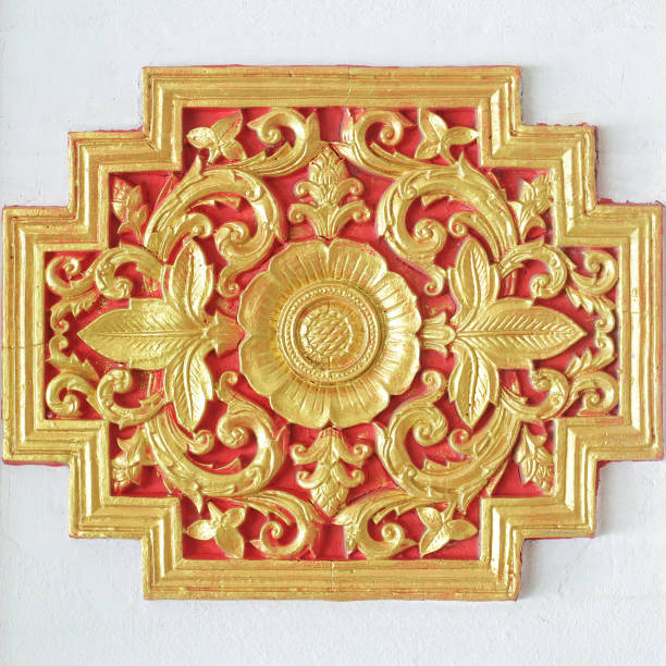 istock Traditional Thai style pattern decorative in temple,Thailand 1159521255