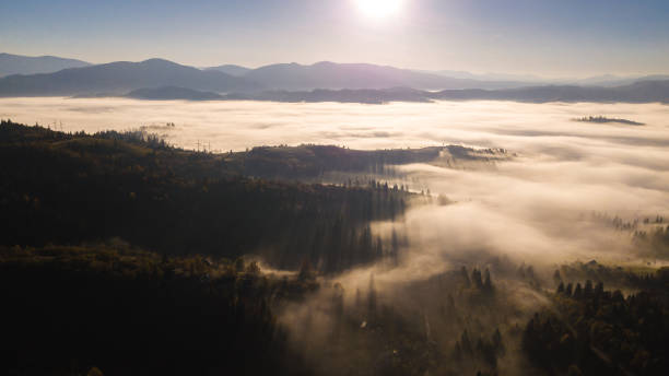 istock Majestic sunrise in the mountains landscape 1159521982