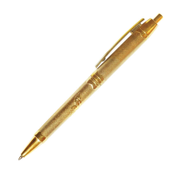 istock golden pen isolated on white background 1159525920