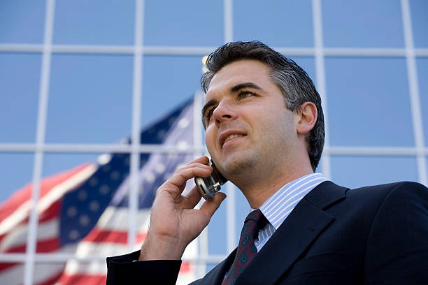 istock Businessman talking on the cellphone 115952873