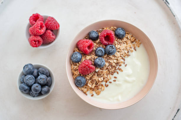 istock Yogurt with granola and berries 1159529424