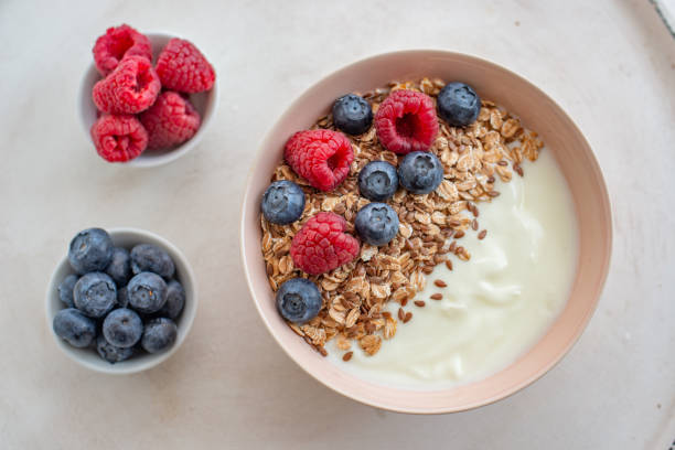 istock Yogurt with granola and berries 1159529438