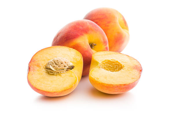 istock Sweet peaches fruit. 1159531997