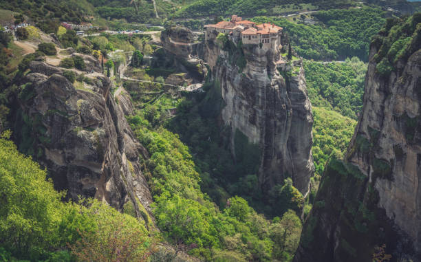 istock Roussanou monastery in Meteora valley 1159535610