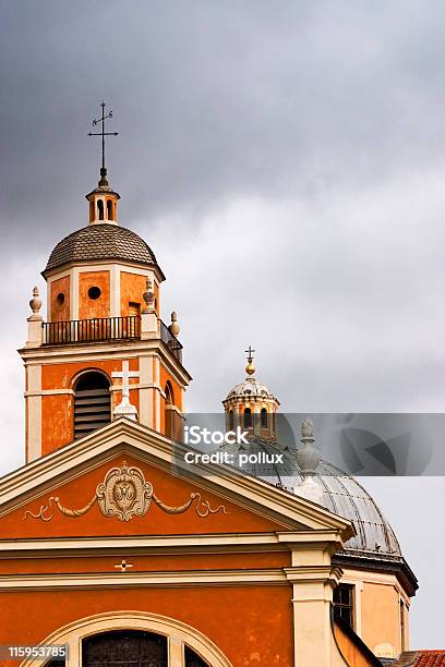 Foto de A Catedral De Ajaccio e mais fotos de stock de Afresco - Afresco, Ajaccio, Campanário - Torre