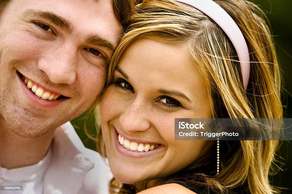 Retratos incríveis casal - Foto de stock de Adulto royalty-free