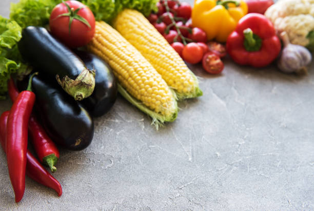 Fresh summer vegetables