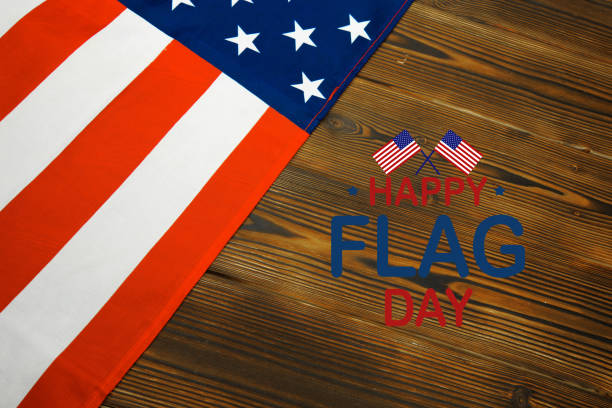 istock Happy American Flag Day background - Image 1159540033
