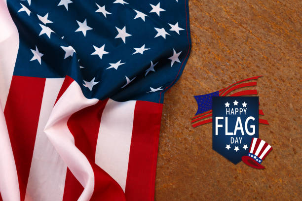 istock Happy American Flag Day background - Image 1159540209