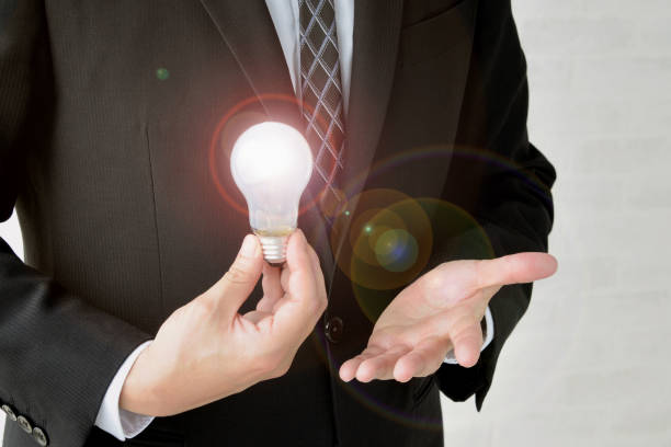 istock Business man coming up with good idea 1159540305