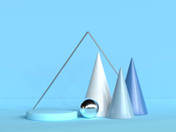 istock blue wall floor group of geometric shape set 3d rendering abstract background 1159542508
