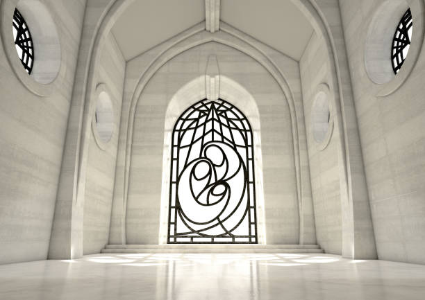 istock Stained Glass Window Nativity Scene 1159542513