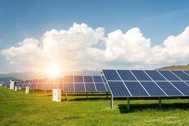 istock Solar panel, photovoltaic, alternative electricity source - concept of sustainable resources 1159542634