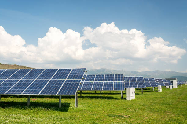 istock Solar panel, photovoltaic, alternative electricity source - concept of sustainable resources 1159542647