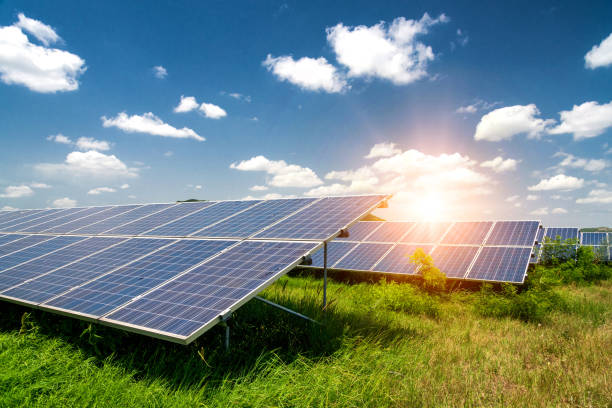 istock Solar panel, photovoltaic, alternative electricity source - concept of sustainable resources 1159542662