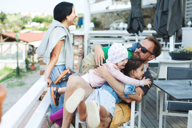 istock Big family at the cafe 1159542732