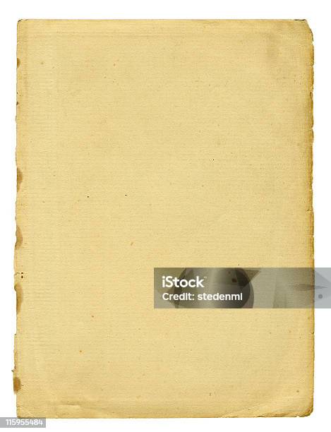 旧 Grunged 染色内に黄色いブックページ - カラー画像のストックフォトや画像を多数ご用意 - カラー画像, グランジ加工, シミ汚れ