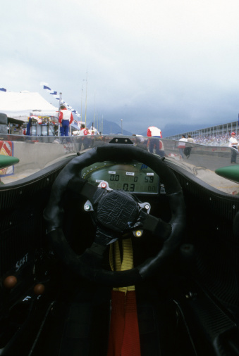 The pilot´s view, few moments before the race