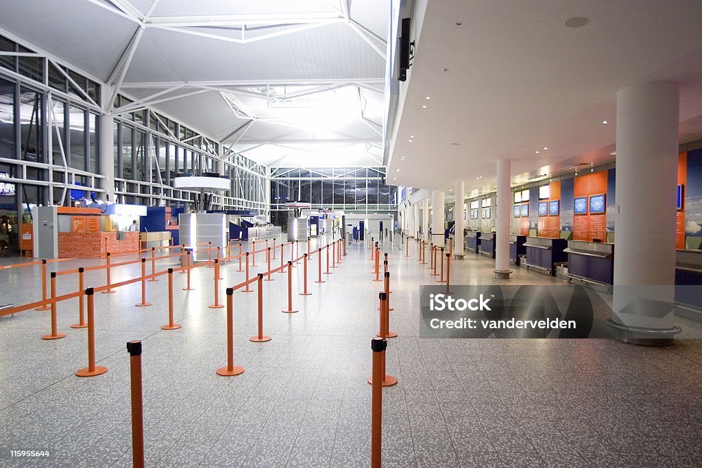Flughafen bei Nacht - Lizenzfrei Flughafen Stock-Foto