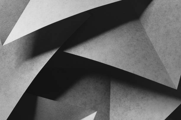 istock Background with geometric shapes of paper, composition abstract 1159557230