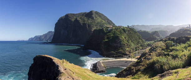 istock Views from the crane viewpoint in Madeira (Portugal) 1159557305