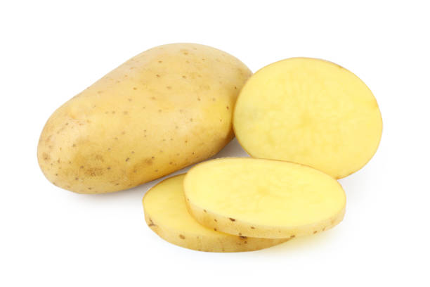 istock potatoes and cut raw vegetable isolated on white background with clipping path 1159558742