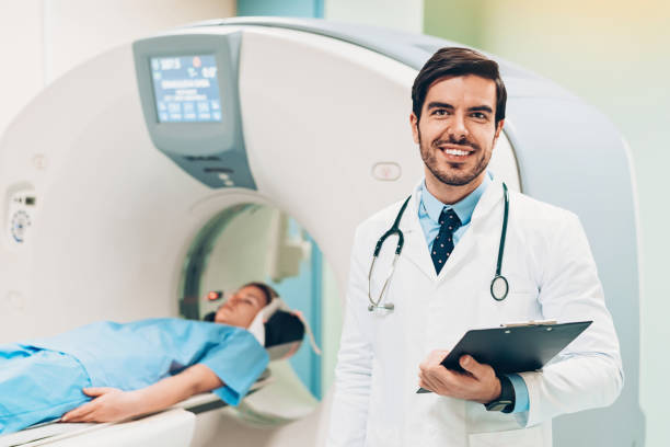istock Doctor in the diagnostic center 1159560393