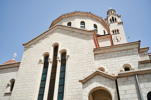 Exterior view of the Cathedral of St Elias and St Gregory the Illuminator. Debbas Square. Beirut. Lebanon.