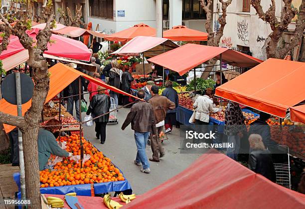 Marktszene Stockfoto und mehr Bilder von Landwirtschaftsmesse - Landwirtschaftsmesse, Bauernmarkt, Obst